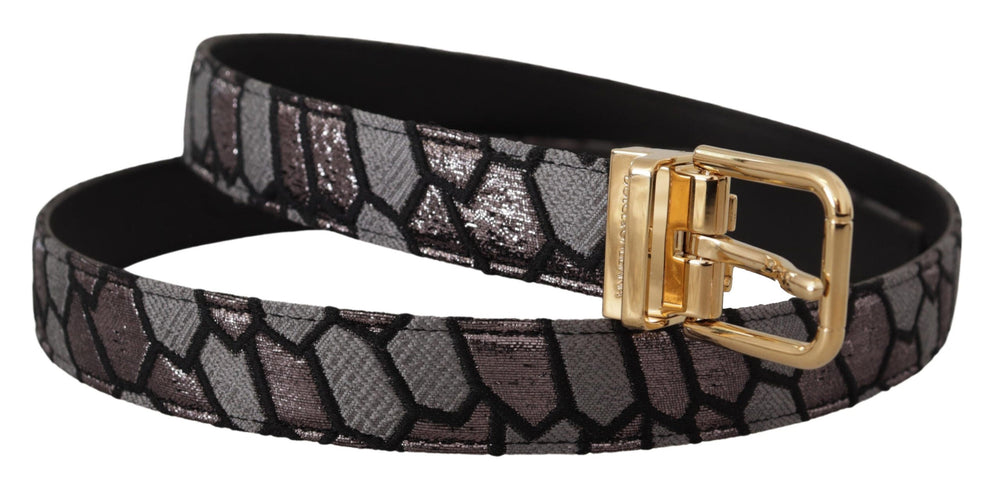  - Dolce & Gabbana Multicolor Leather Statement Belt - BEL8408 - 90 - Ask Me Wear