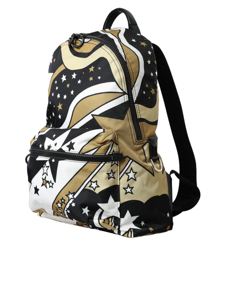  - Dolce & Gabbana Multicolor Stripes Stars Nylon Backpack Men Bag - BAG1432 - Ask Me Wear