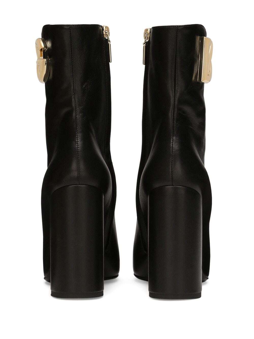 Shoes - Dolce & Gabbana Nappa Leather Ankle Boots - CT1001 AQ513 80999 - 38.5 - Ask Me Wear