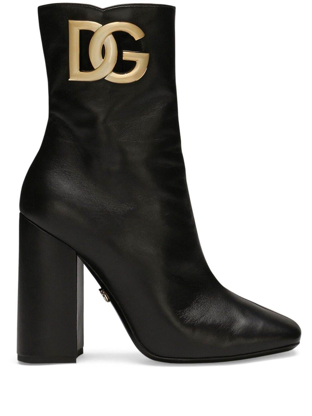 Shoes - Dolce & Gabbana Nappa Leather Ankle Boots - CT1001 AQ513 80999 - 38.5 - Ask Me Wear