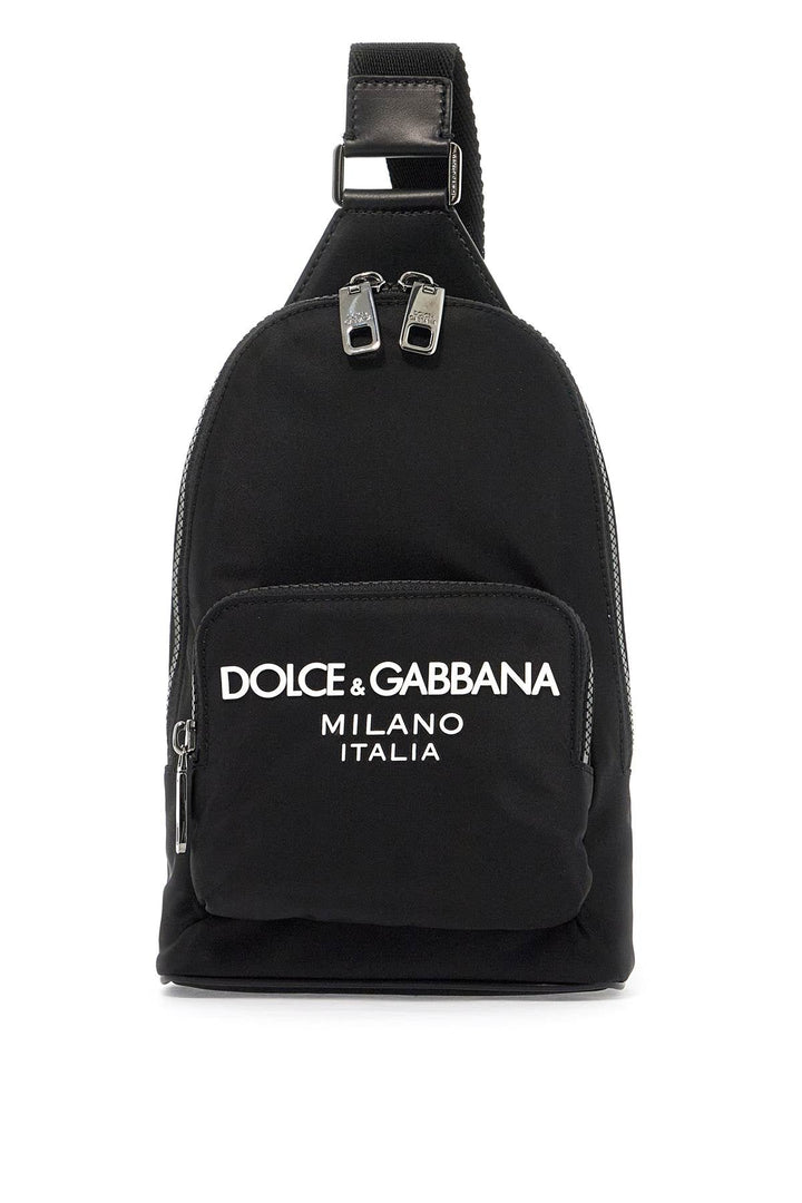 Bags - Dolce & Gabbana Nylon Shoulder Bag With Crossbody - 242450FMS000001 - 8B956 - os - Ask Me Wear