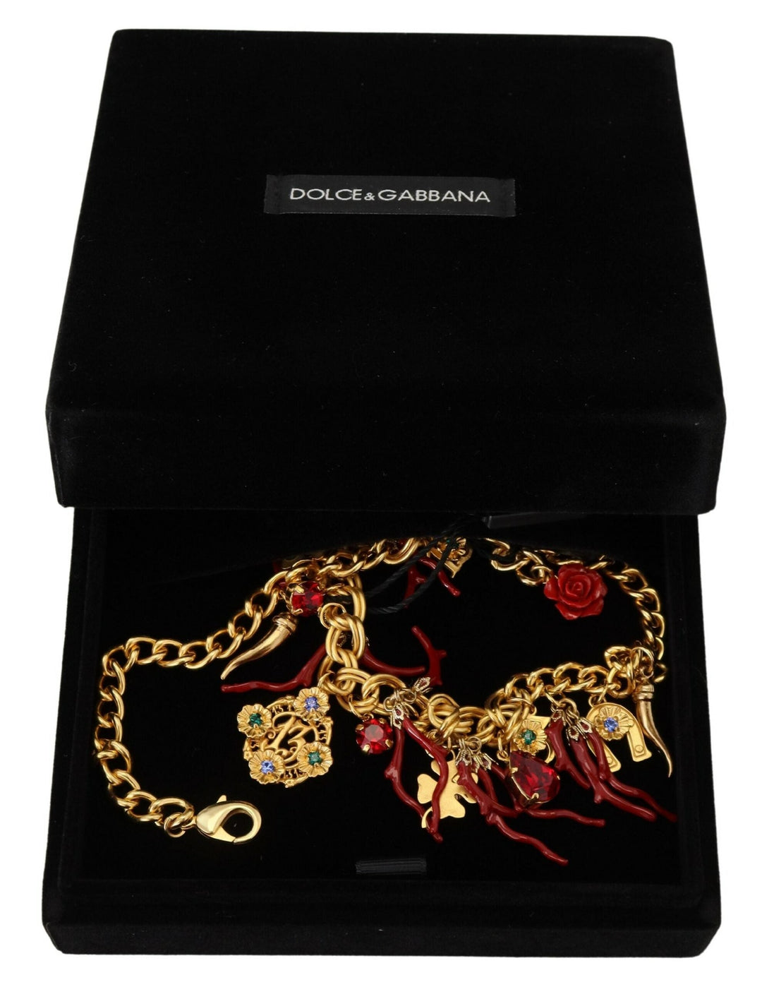  - Dolce & Gabbana Opulent Multicolor Crystal Statement Necklace - SMY101067 - Ask Me Wear