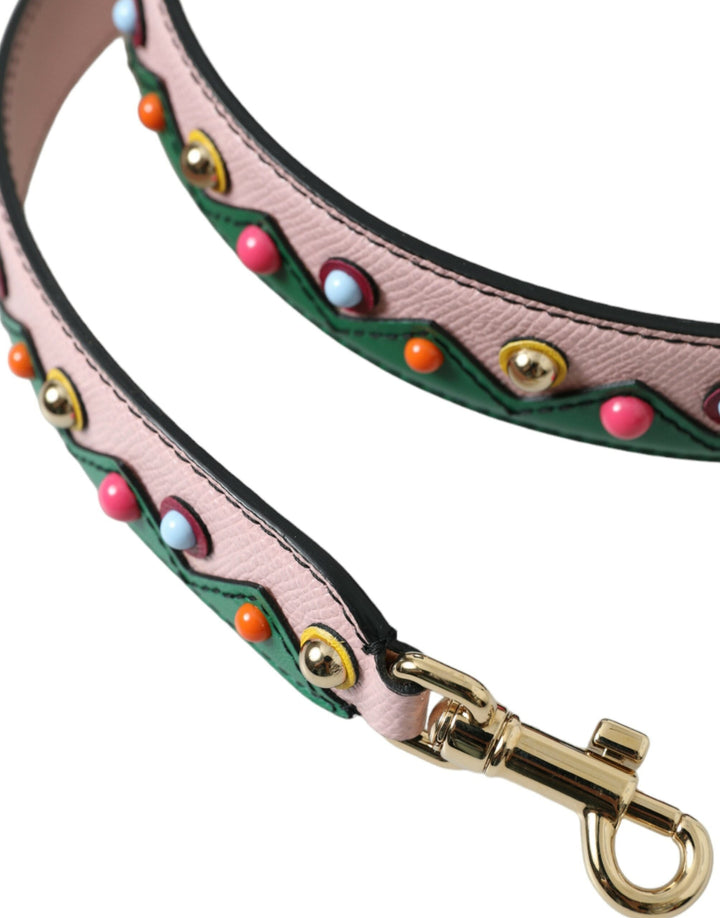  - Dolce & Gabbana Pink Leather Handbag Accessory Shoulder Strap - WMB306 - Ask Me Wear