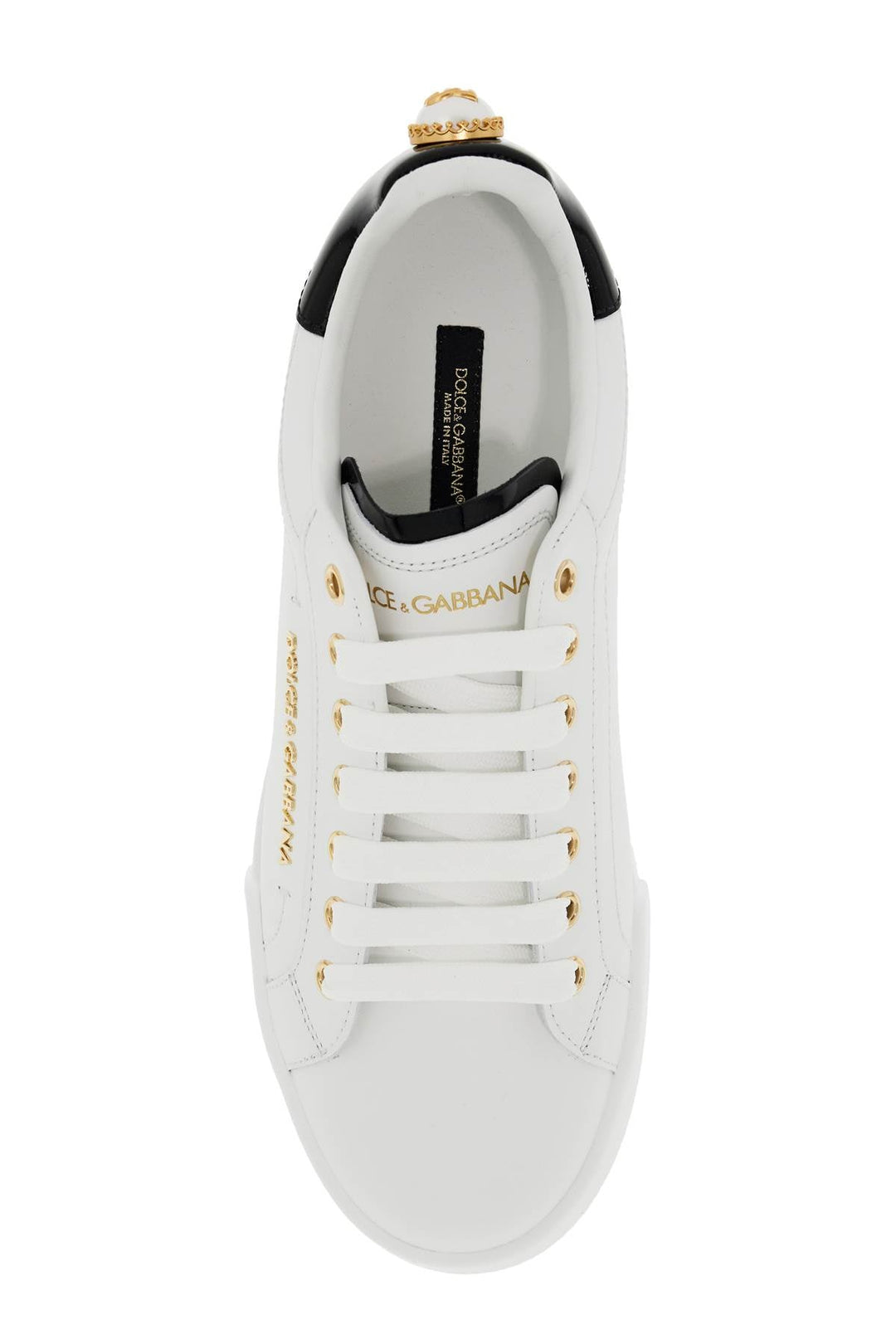 Shoes - Dolce & Gabbana Portofino Sneakers With Pearl - 242450NSN000001 - 89662 - 36 - Ask Me Wear