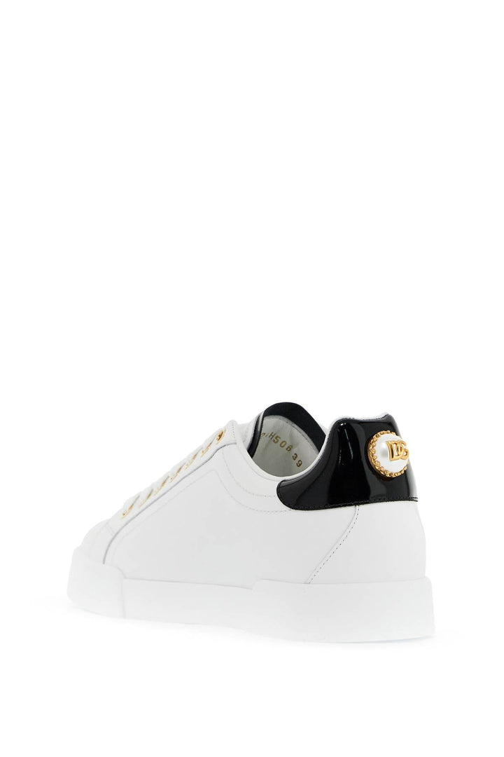 Shoes - Dolce & Gabbana Portofino Sneakers With Pearl - 242450NSN000001 - 89662 - 36 - Ask Me Wear