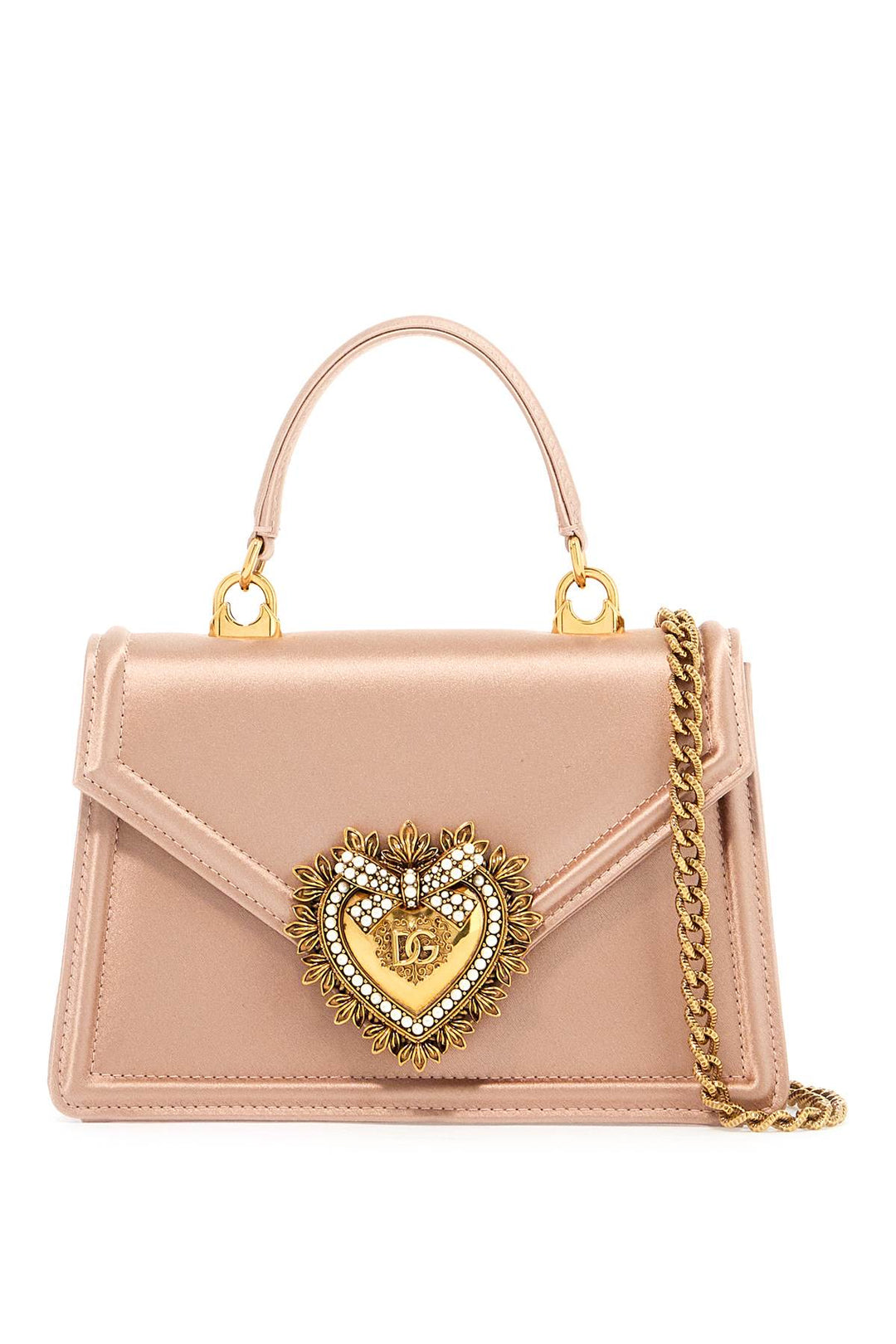 Bags - Dolce & Gabbana Satin Small Devotion Bag - 242450ABS000015 - 8H056 - os - Ask Me Wear