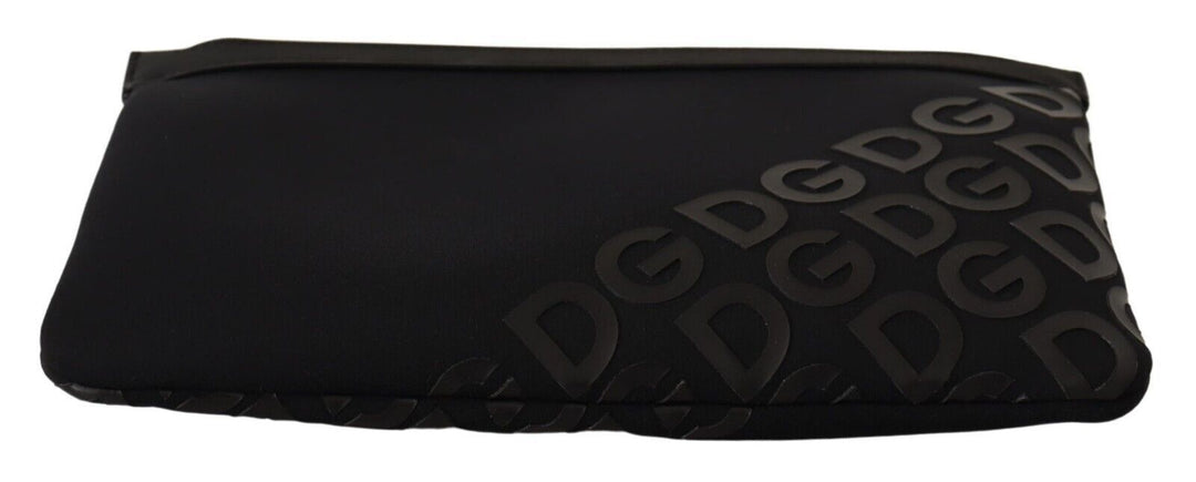  - Dolce & Gabbana Sleek Black Monogram Neoprene Fanny Pack - VAS12908 - Ask Me Wear