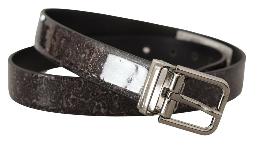  - Dolce & Gabbana Sleek Grosgrain Leather Belt with Metal Buckle - BEL8461 - 90 - Ask Me Wear