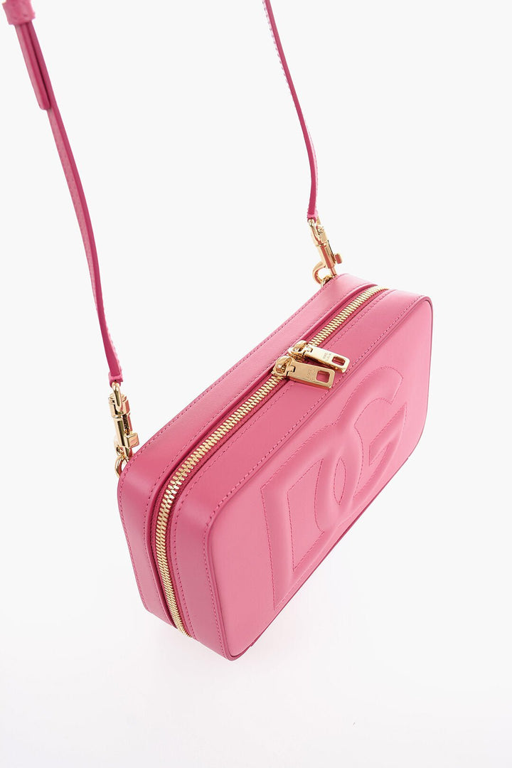 Other - Dolce & Gabbana Solid Color Leather Crossbody Bag with Embossed Monogram - 8058990303962 - Ask Me Wear