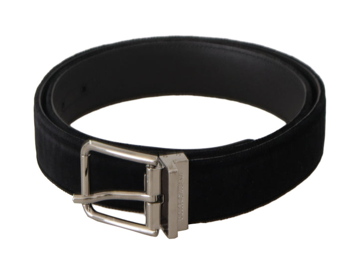  - Dolce & Gabbana Sophisticated Velvet Leather Belt - BEL8635#2 - 90 - Ask Me Wear