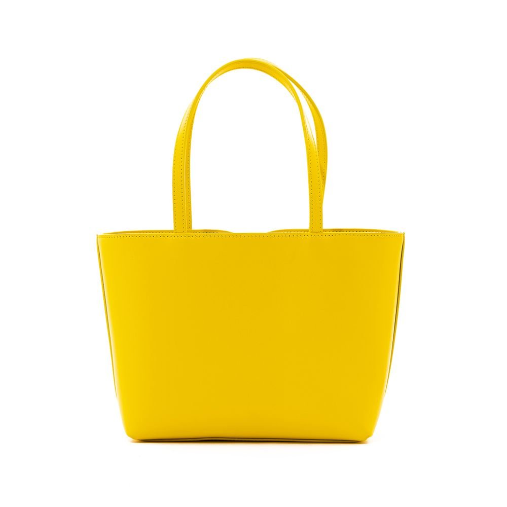  - Dolce & Gabbana Yellow Leather Handbag - DO& - 7545669 - Ask Me Wear