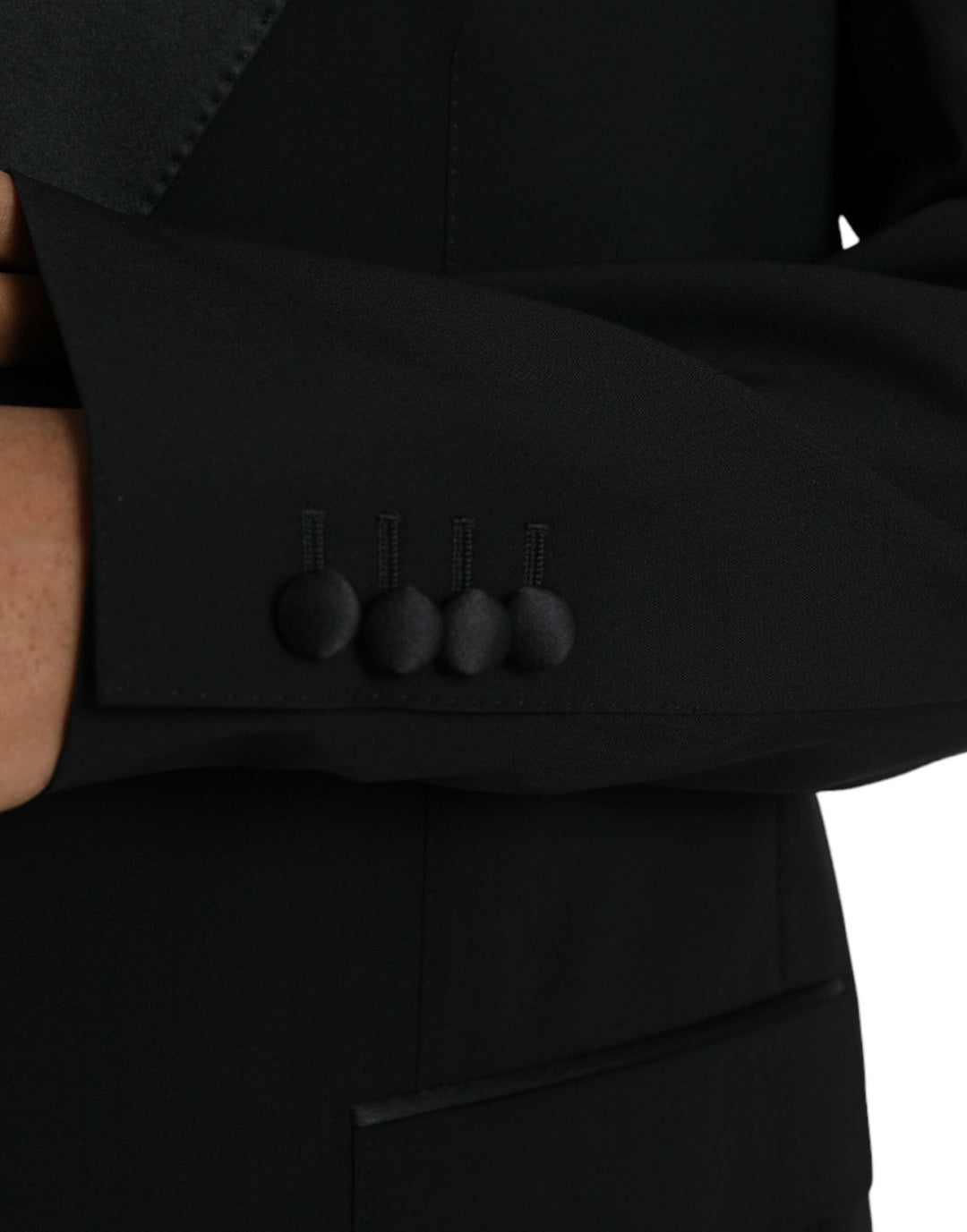 Dolce & Gabbana - Dolce & Gabbana Black SICILIA Single Breasted Coat Blazer - JKT4020 - 58 - Ask Me Wear