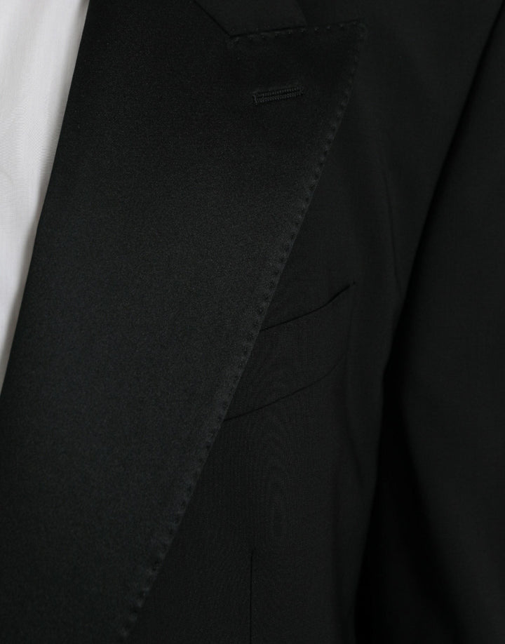 Dolce & Gabbana - Dolce & Gabbana Black SICILIA Single Breasted Coat Blazer - JKT4020 - 58 - Ask Me Wear