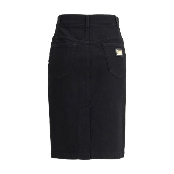 Dolce & Gabbana - Dolce & Gabbana Denim midi Skirt - DO - F4C14DG8MM5S9001 - IT38 | S - Ask Me Wear