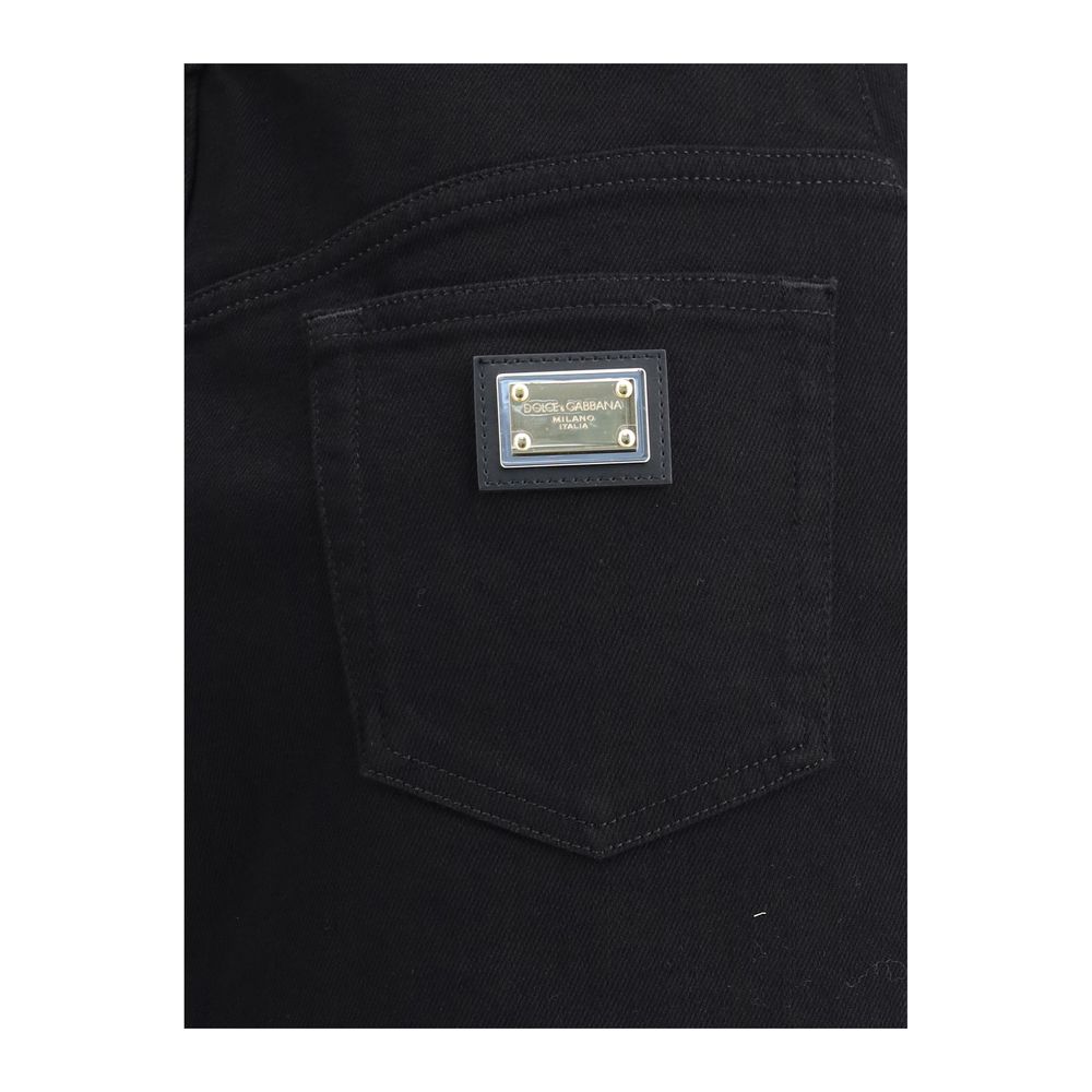 Dolce & Gabbana - Dolce & Gabbana Denim midi Skirt - DO - F4C14DG8MM5S9001 - IT38 | S - Ask Me Wear