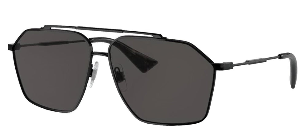DOLCE & GABBANA Sample Sale DOLCE & GABBANA DG 2303 01/87 Pilot Black Metal Sunglasses with Dark Grey Lens - Apparel & Accessories > Clothing Accessories > Sunglasses Sunglasses | Designer outlet