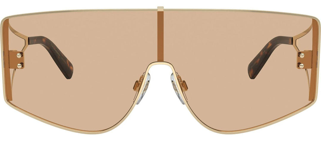 DOLCE & GABBANA Sample Sale DOLCE & GABBANA DG 2305 13655A Rectangle Light Gold Metal Sunglasses with Light Brown Mirror Flash Gold Lens - Apparel & Accessories > Clothing Accessories > Sunglasses Sunglasses | Designer outlet