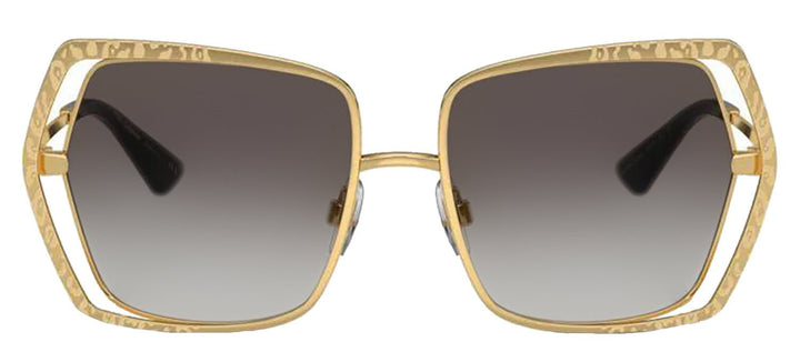 DOLCE & GABBANASunglasses - DOLCE & GABBANA DG 2306 02/8G Butterfly Gold Metal Sunglasses with Grey Gradient Lens - DG_2306_02/8G_55mm - Ask Me Wear