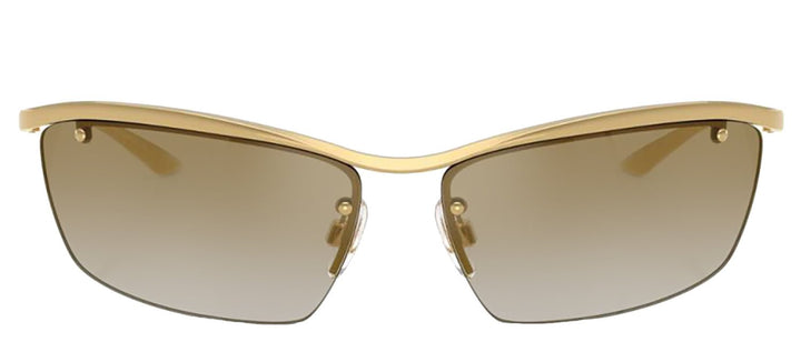 DOLCE & GABBANASunglasses - DOLCE & GABBANA DG 2307 02/6E Rectangle Gold Metal Sunglasses with Light Brown Mirror Gold Lens - DG_2307_02/6E_61mm - Ask Me Wear