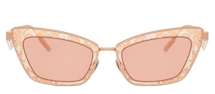 DOLCE & GABBANASunglasses - DOLCE & GABBANA DG 2311 129884 Cat Eye Rose Gold Steel Sunglasses with Dark Pink Lens - DG_2311_129884_51mm - Ask Me Wear