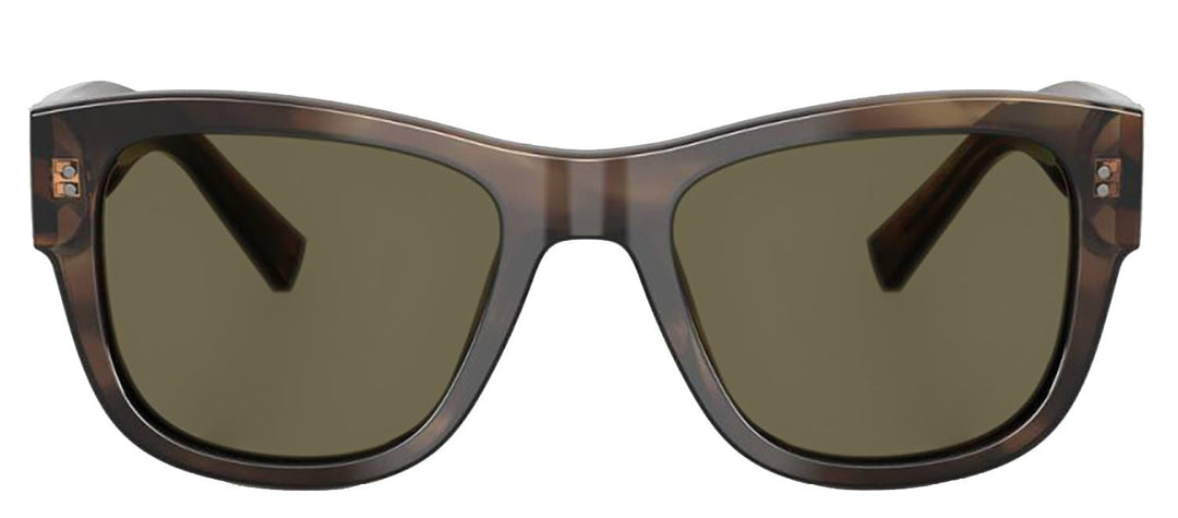 DOLCE & GABBANASunglasses - DOLCE & GABBANA DG 4338 3200/3 Square Green Havana Acetate Sunglasses with Brown Lens - DG_4338_3200/3_52mm - Ask Me Wear