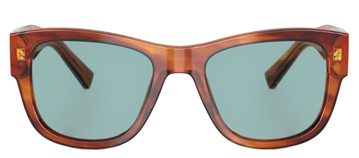 DOLCE & GABBANASunglasses - DOLCE & GABBANA DG 4338 322180 Square Havana Ginger Acetate Sunglasses with Blue Lens - DG_4338_322180_52mm - Ask Me Wear