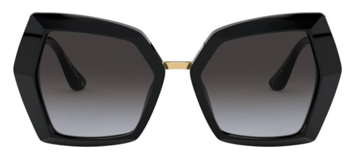 DOLCE & GABBANASunglasses - DOLCE & GABBANA DG 4377 501/8G Butterfly Black Acetate Sunglasses with Light Grey Gradient Black Lens - DG_4377_501/8G_54mm - Ask Me Wear