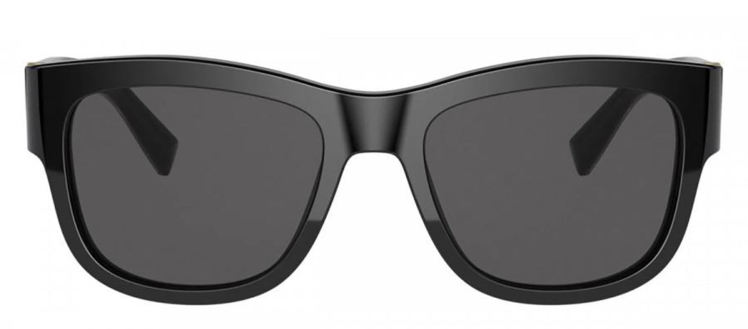 DOLCE & GABBANASunglasses - DOLCE & GABBANA DG 4390F 501/87 Square Black Acetate Sunglasses with Dark Grey Lens - DG_4390F_501/87_54mm - Ask Me Wear