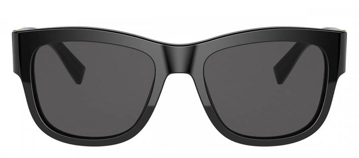 DOLCE & GABBANASunglasses - DOLCE & GABBANA DG 4390F 501/87 Square Black Acetate Sunglasses with Dark Grey Lens - DG_4390F_501/87_54mm - Ask Me Wear