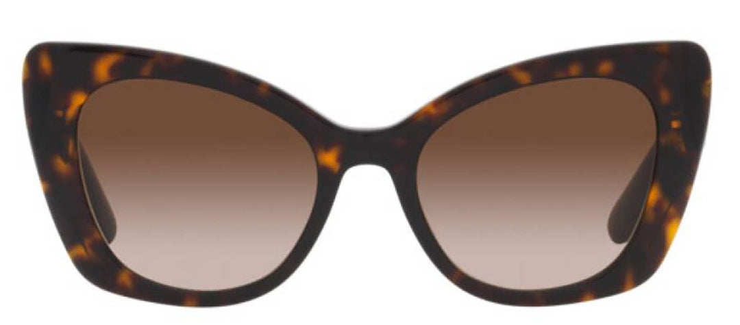 DOLCE & GABBANASunglasses - DOLCE & GABBANA DG 4405 502/13 Butterfly Havana Acetate Sunglasses with Gradient Brown Lens - DG_4405_502/13_53mm - Ask Me Wear