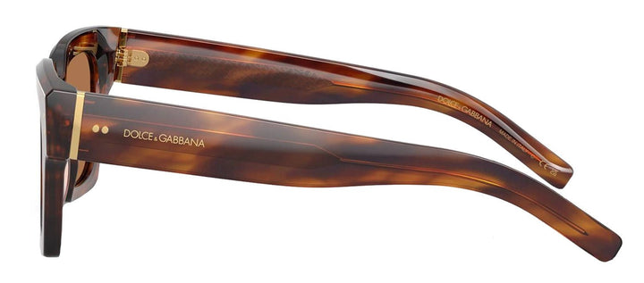 DOLCE & GABBANASunglasses - DOLCE & GABBANA DG 4413 306373 Square Vintage Havana Acetate Sunglasses with Bronze Lens - DG_4413_306373_48mm - Ask Me Wear