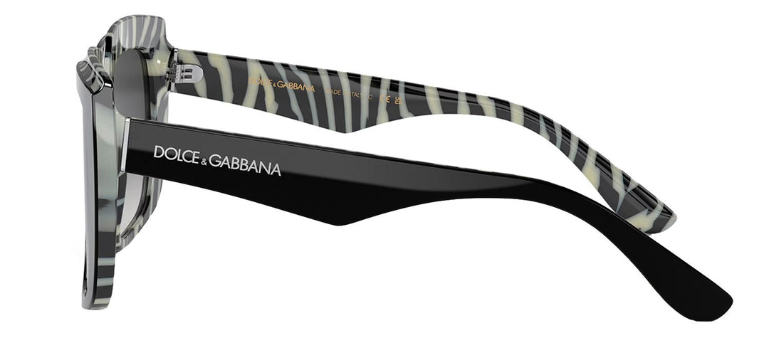 Dolce & GabbanaSunglasses - Dolce & Gabbana DG 4414 33728G Square Plastic Black Sunglasses with Grey Gradient Lens - DG_4414_33728G_54mm - Ask Me Wear