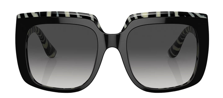 Dolce & GabbanaSunglasses - Dolce & Gabbana DG 4414 33728G Square Plastic Black Sunglasses with Grey Gradient Lens - DG_4414_33728G_54mm - Ask Me Wear
