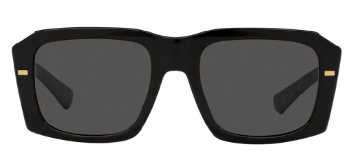 DOLCE & GABBANASunglasses - DOLCE & GABBANA DG 4430F 501/87 Square Black Acetate Sunglasses with Dark Grey Lens - DG_4430F_501/87_54mm - Ask Me Wear