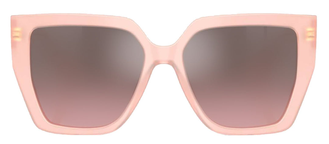 DOLCE & GABBANASunglasses - DOLCE & GABBANA DG 4438 33847E Square Opal Pink Acetate Sunglasses with Pink Mirror Silver Gradient Lens - DG_4438_33847E_55mm - Ask Me Wear