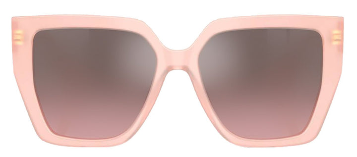 DOLCE & GABBANASunglasses - DOLCE & GABBANA DG 4438 33847E Square Opal Pink Acetate Sunglasses with Pink Mirror Silver Gradient Lens - DG_4438_33847E_55mm - Ask Me Wear