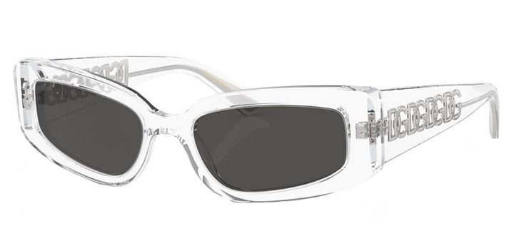 DOLCE & GABBANASunglasses - DOLCE & GABBANA DG 4445 313387 Cat Eye Crystal Acetate Sunglasses with Dark Grey Lens - DG_4445_313387_54mm - Ask Me Wear