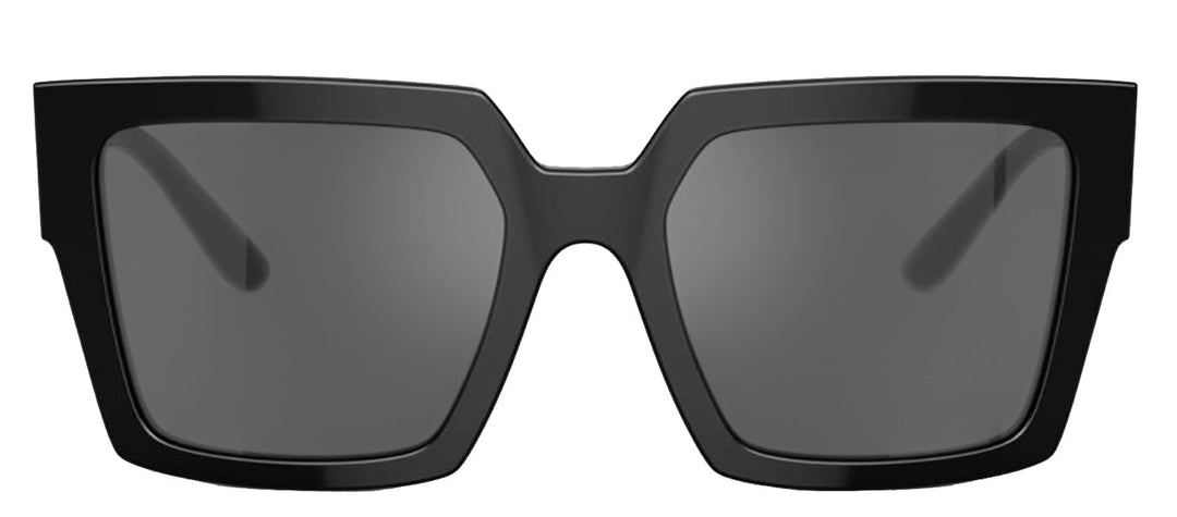 DOLCE & GABBANASunglasses - DOLCE & GABBANA DG 4446B 501/6G Square Black Acetate Sunglasses with Grey Mirror Black Lens - DG_4446B_501/6G_53mm - Ask Me Wear