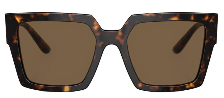 DOLCE & GABBANASunglasses - DOLCE & GABBANA DG 4446B 502/73 Square Havana Acetate Sunglasses with Dark Brown Lens - DG_4446B_502/73_53mm - Ask Me Wear