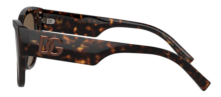 Dolce & GabbanaSunglasses - Dolce & Gabbana DG 4449 502/73 Butterfly Acetate Havana Sunglasses with Dark Brown Lens - DG_4449_502/73_54mm - Ask Me Wear