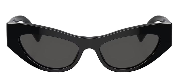 Dolce & GabbanaSunglasses - Dolce & Gabbana DG 4450 501/87 Cat - Eye Plastic Black Sunglasses with Grey Lens - DG_4450_501/87_52mm - Ask Me Wear