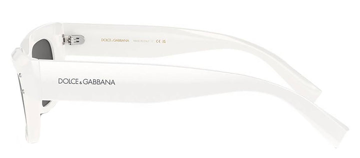 DOLCE & GABBANASunglasses - DOLCE & GABBANA DG 4462F 331287 Cat Eye White Acetate Sunglasses with Dark Grey Lens - DG_4462F_331287_52mm - Ask Me Wear