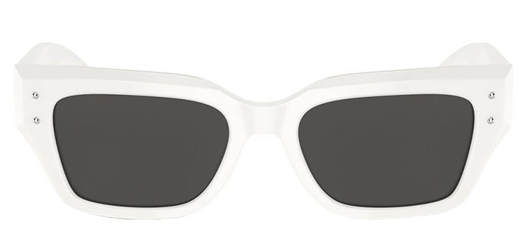 DOLCE & GABBANASunglasses - DOLCE & GABBANA DG 4462F 331287 Cat Eye White Acetate Sunglasses with Dark Grey Lens - DG_4462F_331287_52mm - Ask Me Wear