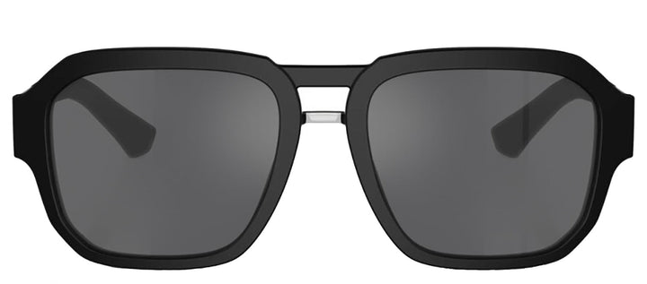 DOLCE & GABBANASunglasses - DOLCE & GABBANA DG 4464 25256G Pilot Matte Black Acetate Sunglasses with Grey Mirror Black Lens - DG_4464_25256G_56mm - Ask Me Wear