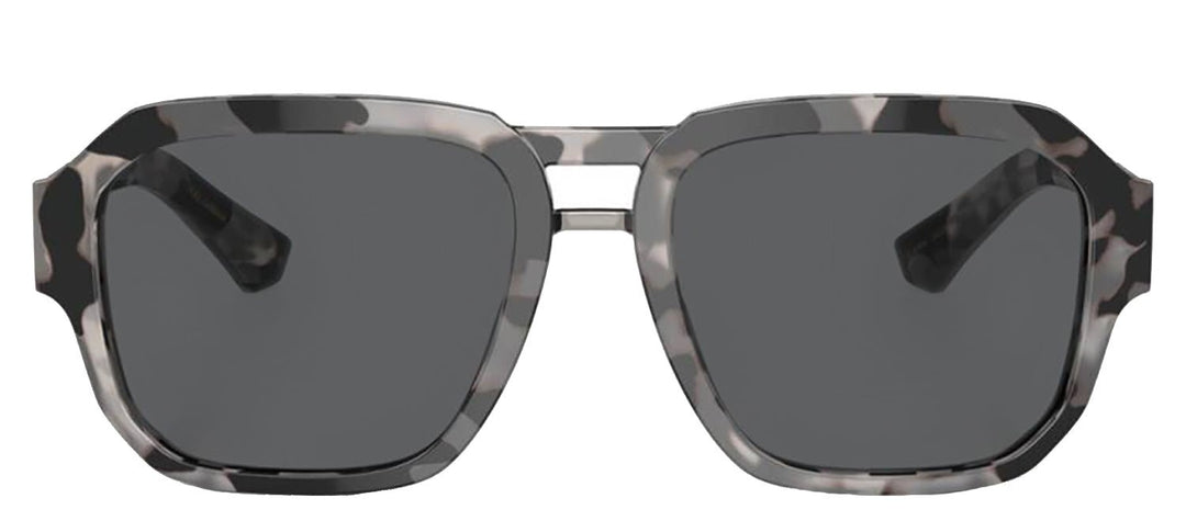 DOLCE & GABBANASunglasses - DOLCE & GABBANA DG 4464 343587 Pilot Havana Grey Acetate Sunglasses with Dark Grey Lens - DG_4464_343587_56mm - Ask Me Wear