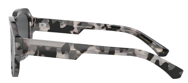 DOLCE & GABBANASunglasses - DOLCE & GABBANA DG 4464F 343587 Pilot Havana Grey Acetate Sunglasses with Dark Grey Lens - DG_4464F_343587_56mm - Ask Me Wear