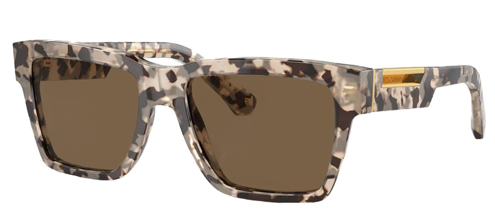 DOLCE & GABBANASunglasses - DOLCE & GABBANA DG 4465 343473 Pilot Havana Beige Acetate Sunglasses with Dark Brown Lens - DG_4465_343473_55mm - Ask Me Wear