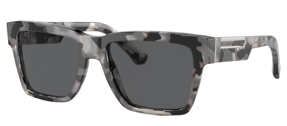 DOLCE & GABBANASunglasses - DOLCE & GABBANA DG 4465 343587 Pilot Havana Grey Acetate Sunglasses with Dark Grey Lens - DG_4465_343587_55mm - Ask Me Wear