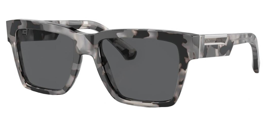 DOLCE & GABBANASunglasses - DOLCE & GABBANA DG 4465 343587 Pilot Havana Grey Acetate Sunglasses with Dark Grey Lens - DG_4465_343587_55mm - Ask Me Wear