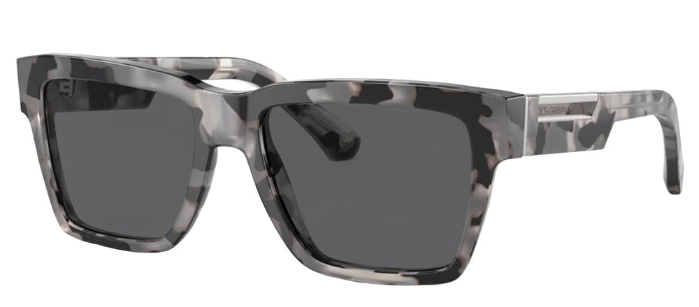 DOLCE & GABBANASunglasses - DOLCE & GABBANA DG 4465F 343587 Pilot Havana Grey Acetate Sunglasses with Dark Grey Lens - DG_4465F_343587_55mm - Ask Me Wear